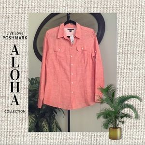 NEW! Pretty Persimmon Banana Republic Shirt